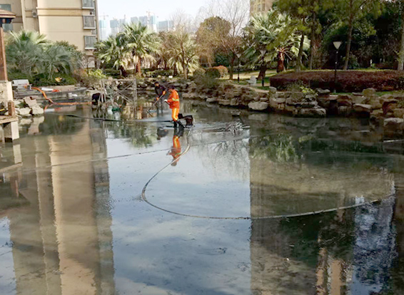 齐齐哈尔景观池淤泥清理